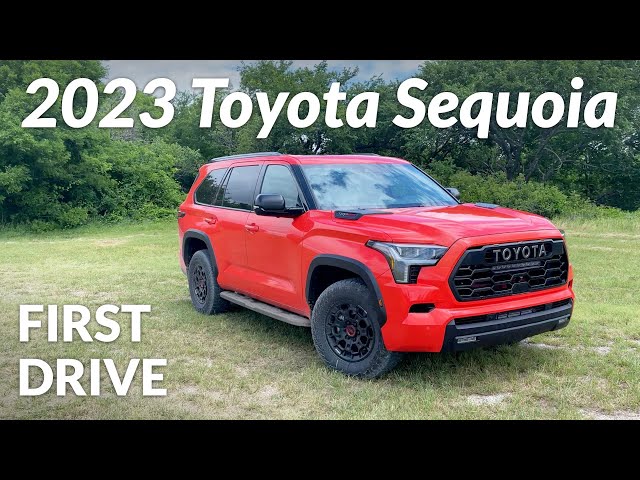 I Drive The All-New Hybrid 2023 Toyota Sequoia TRD Pro And Capstone!