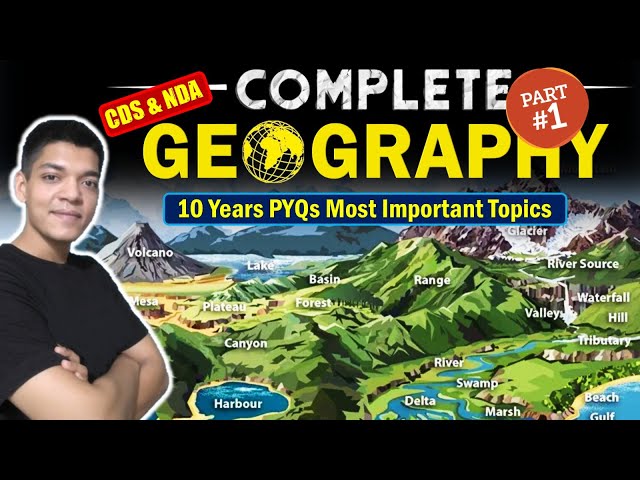 Complete Geography Revision for CDS & NDA Part 1 | Shubham Varshney SSB