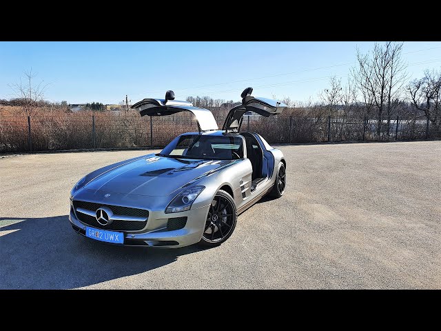 Ich fahre den Mercedes SLS AMG | POV Test & Sound | Zu Besuch bei Automobile Pühringer