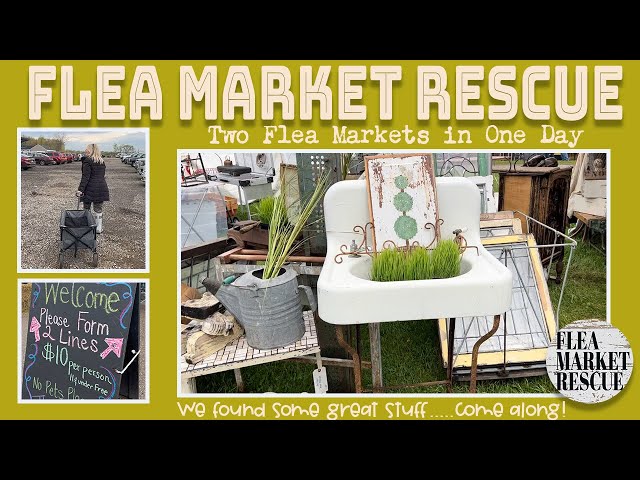 COME SHOPPING WITH ME FOR FINDS ON TWO FLEA MARKET HAULS!!