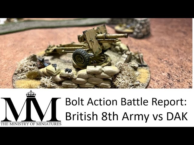 11 Bolt Action Battle Report: Desert Rats vs Afrika Korps #warlordgames #boltaction