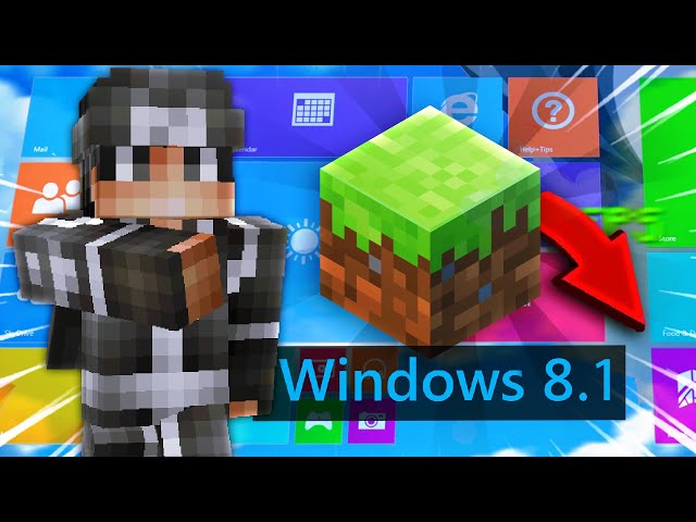Playing Minecraft on Windows 8.1 in 2022...