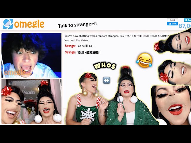 *FUNNY AF* SCARING STRANGERS ON OMEGLE!! | Louie's Life