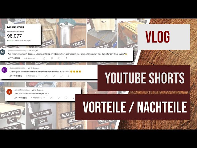 Kurzvideos "Shorts" auf YouTube. Ein Fazit nach mehreren Wochen - Vorteile / Nachteile