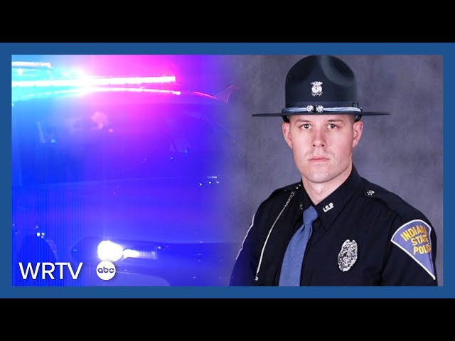 Indiana State Police trooper who died after being struck during pursuit remembered