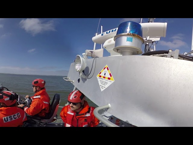 Coast Guard Small Boat Rescue in 360