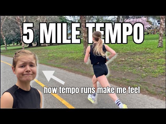 My fastest tempo of the year (yay)