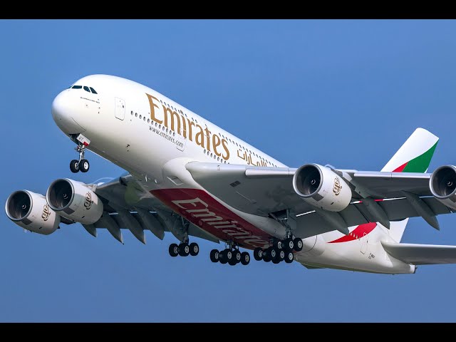HEAVY LANDINGS in 5 minutes - AIRBUS 380, BOEING 787- Planespotting