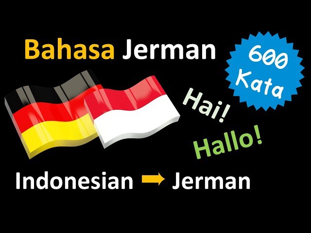 Belajar Bahasa Jerman | Kosa kata Frase dan tatabahasa | Bahasa Indonesia