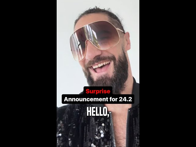A Special 24.2 Announcement From WWE Seth Rollins