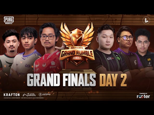 [ID] Grand Finals Day 2 | PUBG MOBILE Gamer’s Grand Rumble ft. #btr #alterego #drs #ihc #flc #voin