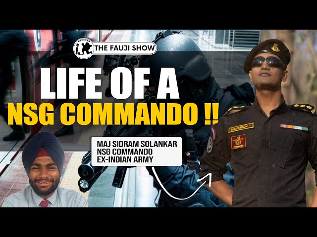 Journey of a Black Cat Commando !! McDonalds Staff to NSG COMMANDO !! ft Major Sidram Ep-206 #nsg