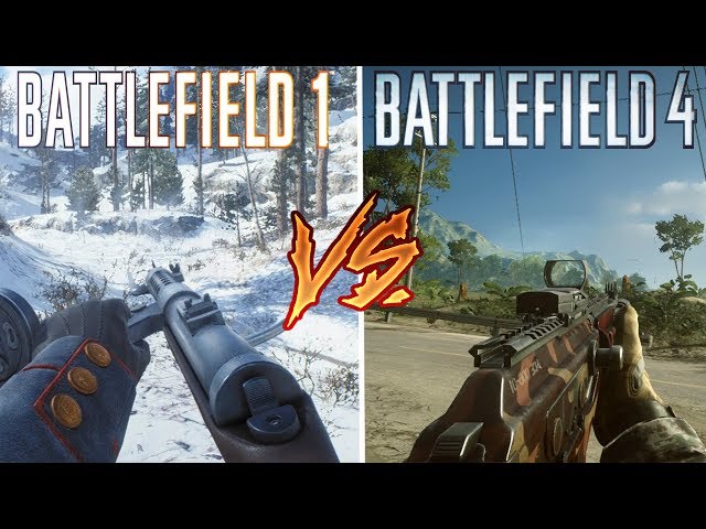 Battlefield 1 vs. Battlefield 4 - Attention To Detail