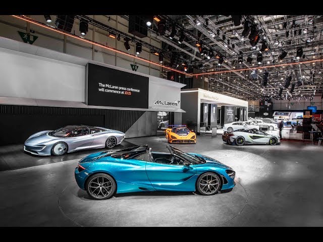 Exclusive tour of McLaren Automotive stand - Geneva Motor Show Live