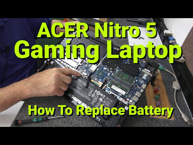 How To Replace Battery ACER Nitro 5 17.3" Gaming Laptop