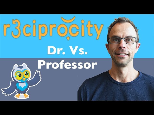 Do You Use Dr. Or Professor For Someone With A PhD?