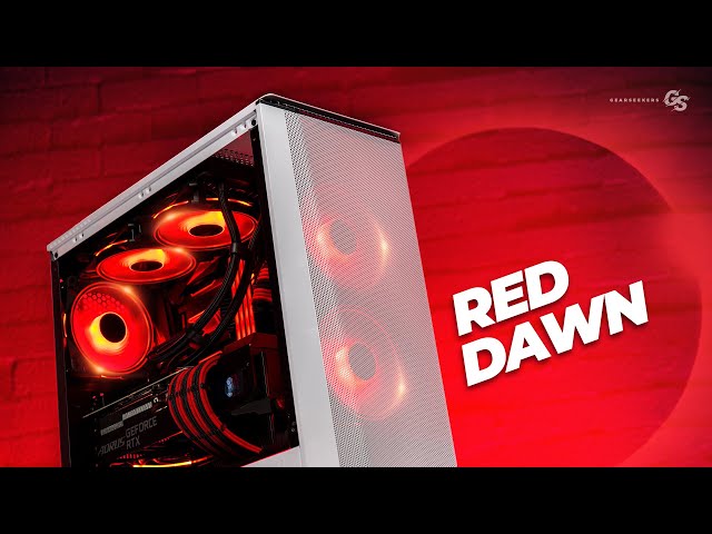RED DAWN: Phanteks P360A AORUS RTX 3080 Build - You DON'T want to miss this.