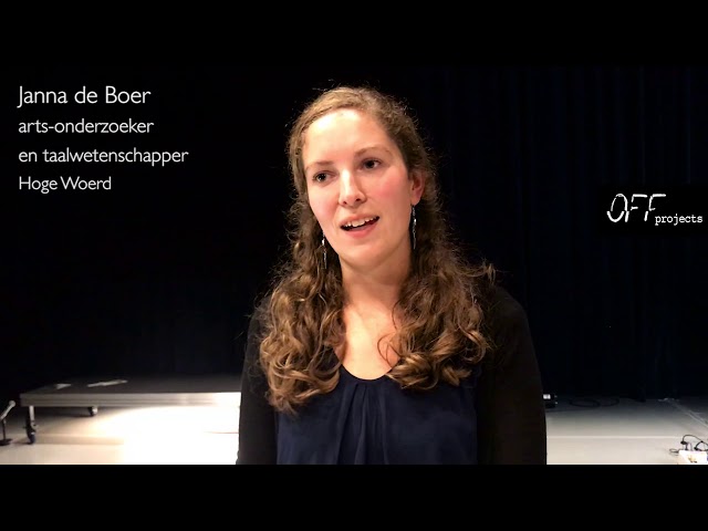 Face of Science Janna de Boer bij HOWL