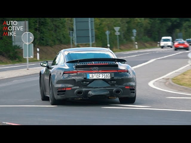 2020 PORSCHE 992 TURBO S SPIED TESTING AT THE NÜRBURGRING!