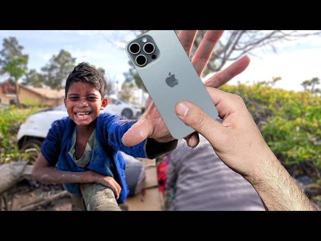 Giving iPhones to Poor Village Kids