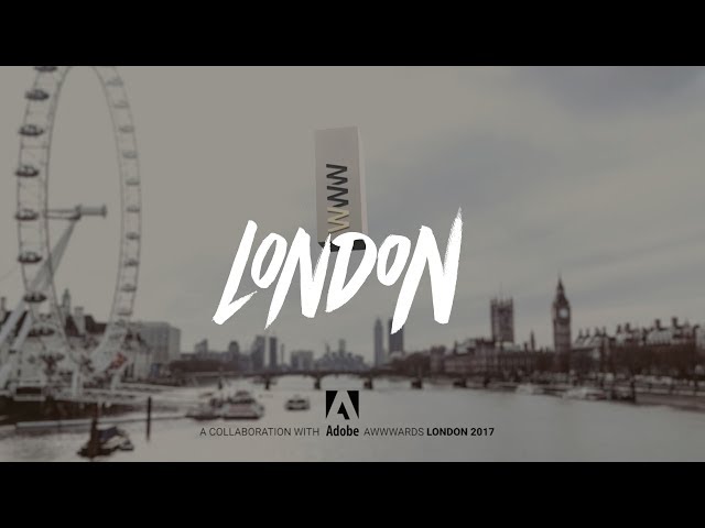 Awwwards Conference & Prize-giving - London 2017