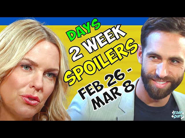 Days of our Lives 2-Week Spoilers Feb 26-Mar 8: Bad Bobby & Nicole's Miracle! #dool #daysofourlives
