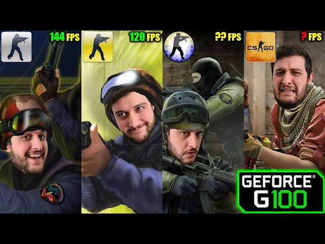 GeForce G 100 | Counter Strike Franchise (CS 1.6, CSCZ, CSS, CSGO)