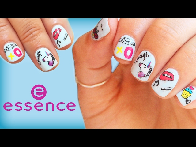 Easy Nail Art!!! essence stickers - Drugstore Brand