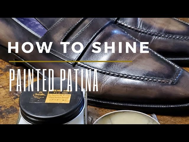 Painted Patina Shoe Shine | How to Polish Patina Shoes