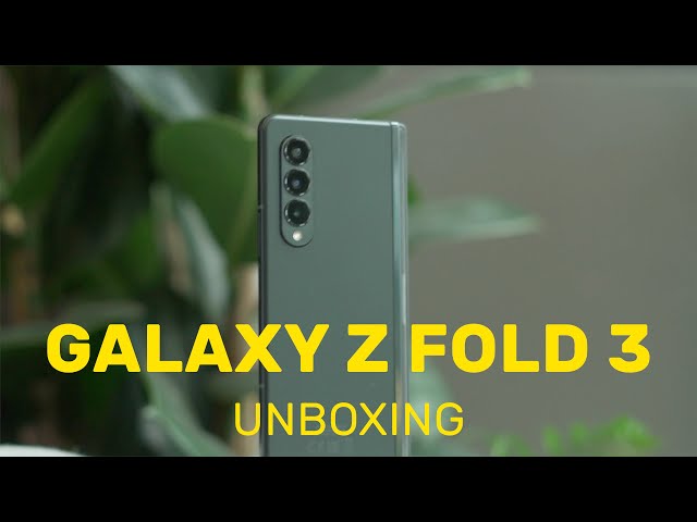 Samsung Galaxy Z Fold 3 Unboxing | Phantom Green |