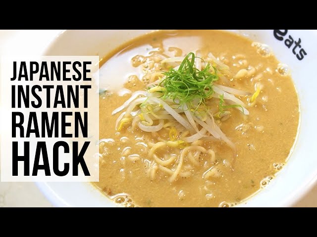 Weird but Delicious Japanese Instant Ramen Hack