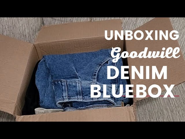 Why do I keep buying these?! Unboxing another Goodwill Denim Bluebox. Did this one disappoint?