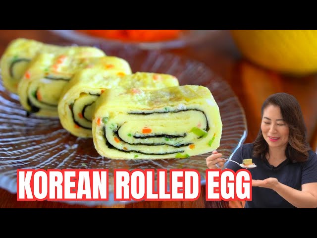 Korean Rolled EGG Side Dish Recipe: EASY to FOLLOW on how to PERFECTLY roll GyeranMari 🇰🇷밥도둑 계란말이