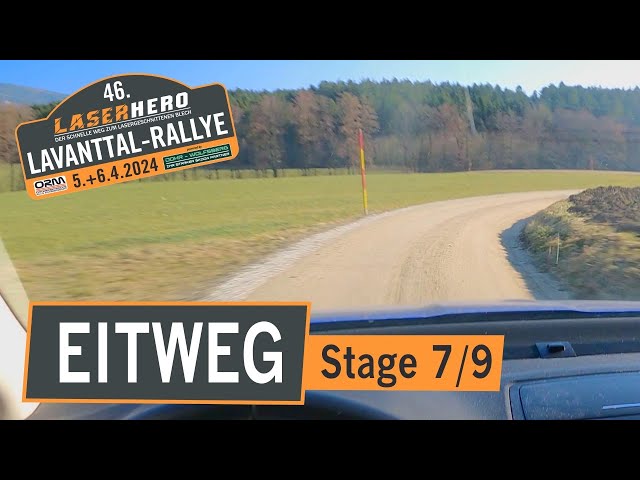 Lavanttal Rallye 2024: Stage 7/9 Eitweg | POV Recce