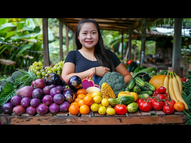 Garden Harvest Compilation - Organic Garden Harvest - Compilation By Trịnh Thị Mây