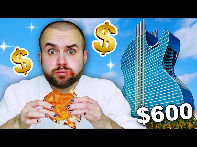 $600 Day At The GUITAR HOTEL! Room Service for 24 HOURS! Hard Rock Hotel REVIEW!