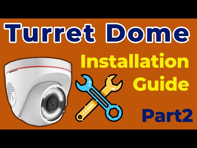 CCTV Dome IP Turret Cameras- How to Install. Part 2 DIY guide