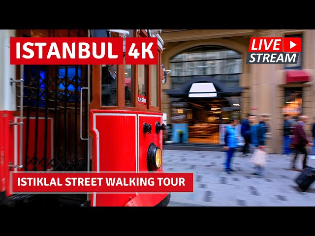 🔴🇹🇷Live Istanbul 2022 Istiklal Street 12 June Walking Tour|4k UHD 60fps