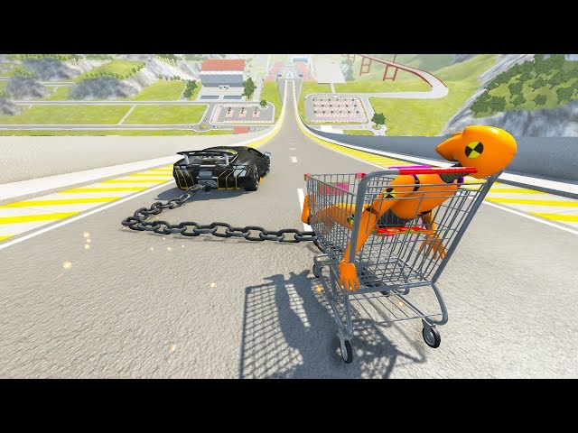 High Speed Jump Crashes BeamNG Drive Compilation #29 (Car Shredding Experiment)