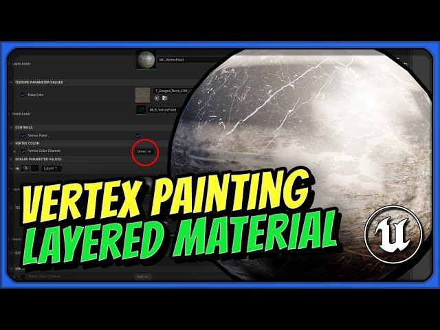 Blend Material Layers With Vertex Paint | Unreal Engine 5
