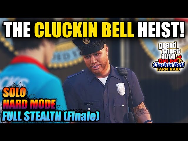 THE NEW HEIST IS HERE!! Solo, Hard Mode, Undetected *Finale* | GTA Online The Cluckin Bell Farm Raid