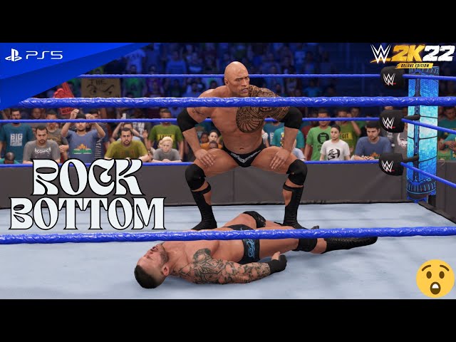 THE ROCK VS RANDY ORTON - WORLD HEAVYWEIGHT CHAMPIONSHIP - WWE 2K22