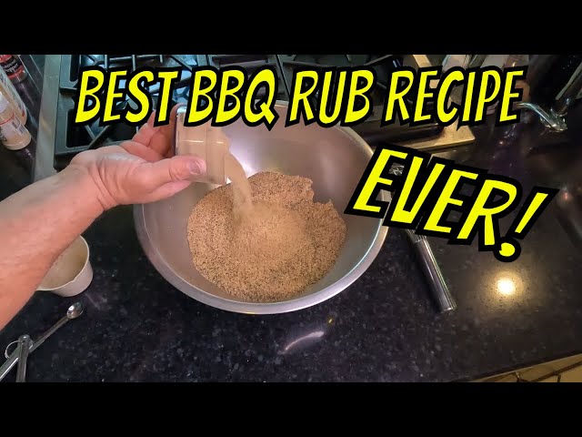 BEST BBQ RUB RECIPE EVER! (& SIMPLE!) Scotts Semi- Famous BBQ Rub Recipe #bbqrubrecipe