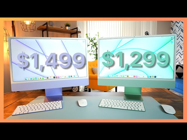 Base model M1 24" iMac vs upgraded model, worth an extra $200? Performance & benchmarks!