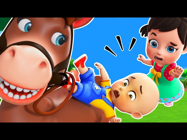 Animal, Horse, Old MacDonald Had a Farm song | Babies Song | Jugnu Kids nursery rhymes & Kids Songs