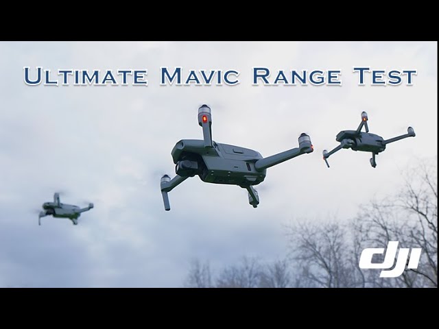 DJI Mavic Air 2 vs Mavic Mini vs Mavic 2 vs Mavic Air - Range Test