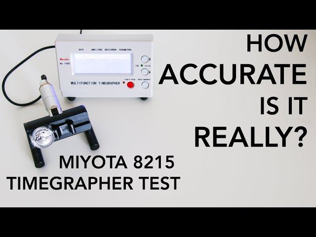 HOW ACCURATE IS THE MIYOTA 8215 ? - Citizen 8210 On The Timegrapher (Miyota 8205)