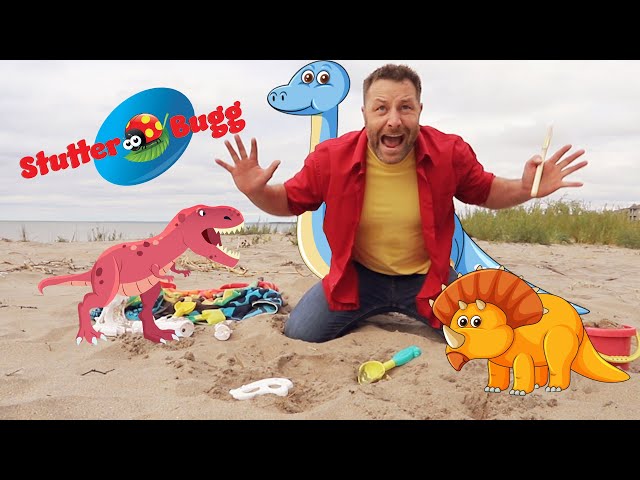 Excavating Dinosaurs for Kids | Educational Videos for kids | Stutterbugg