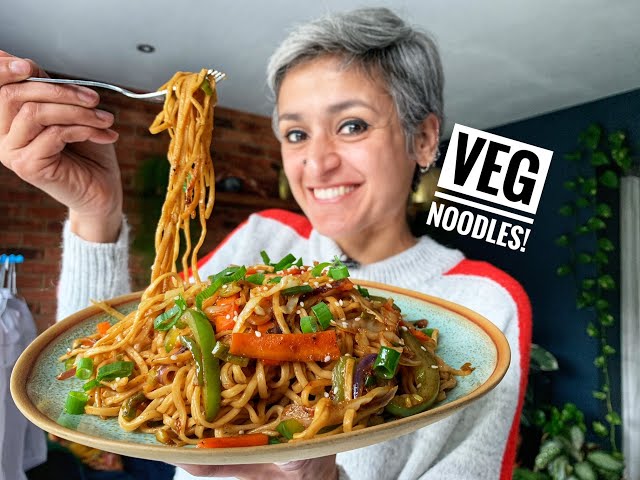 Vegetable Noodles | Veg Hakka Noodles | Veg Chowmein | Streetfood | Cook with me | #withme