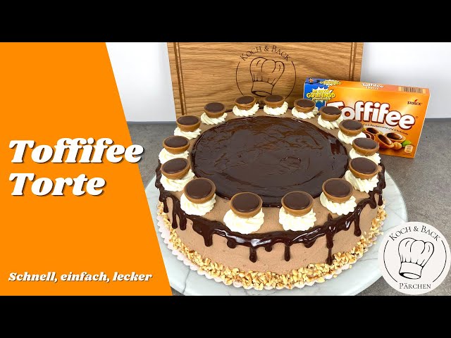 🎂Diese Toffifeetorte wirst du lieben😍 Toffifee Torten Rezept - Biskuitboden & Sahnecreme - Kuchen